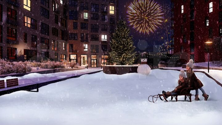 2-к. квартира, 53,6 м², 25/31 эт.