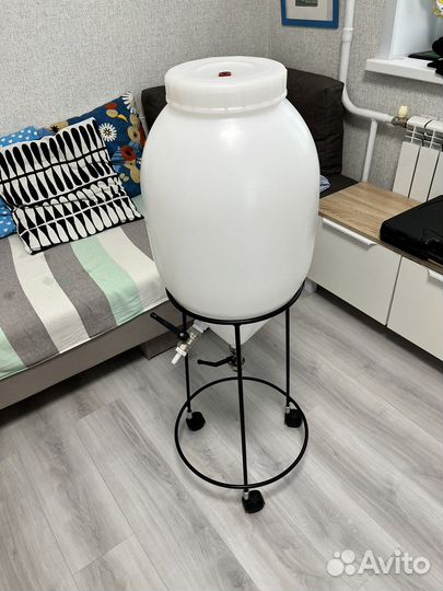 Цкт Ферментатор конусный с краном отбора и переход