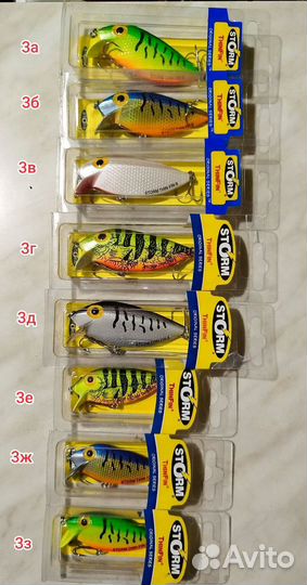 Воблеры: Storm,Smithwick,Bomber,Cordell,Norman