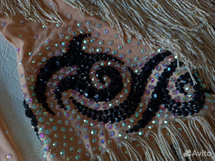 Платье для бальных танцев ю2/ю1 латина Сваровски