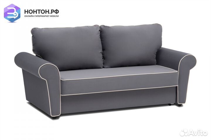 Диван еврокнижка Прованс темно-серый