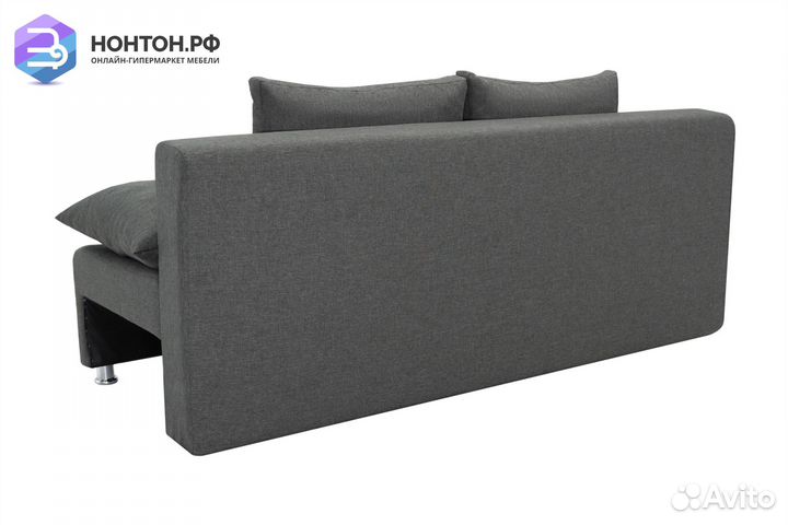 Диван еврокнижка Куба-2 серый