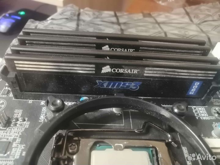 Материнская плата 1155 с процессором xeon 1270v2