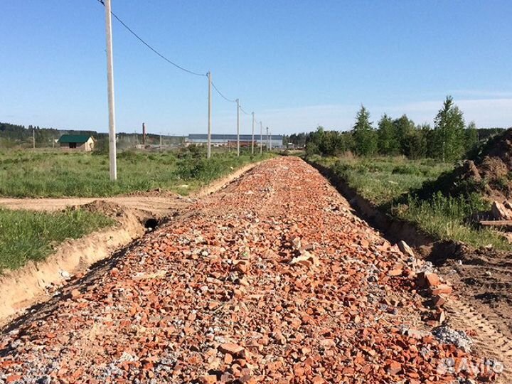 Кирпичный бой бетонный бой вторичный щебень с дост