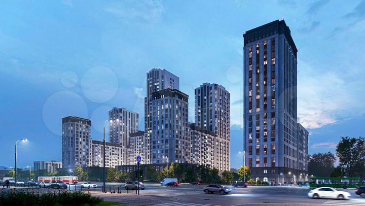 2-к. квартира, 66 м², 28/32 эт.