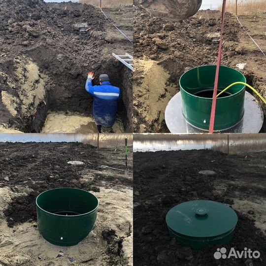 Септик на 3 человека под ключ