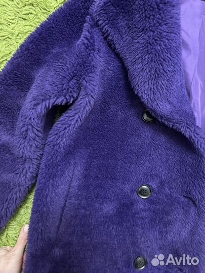 Шуба искусственная фиолетовая Love Republic