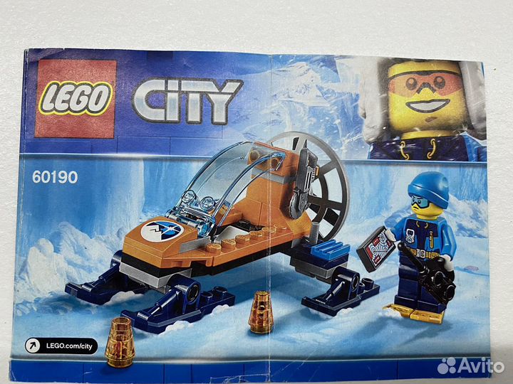 Lego City Arctic Expedition Аэросани 60190