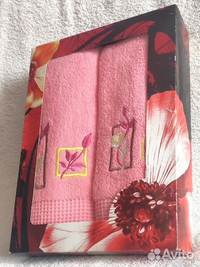 Махровые полотенца набор (на подарок)