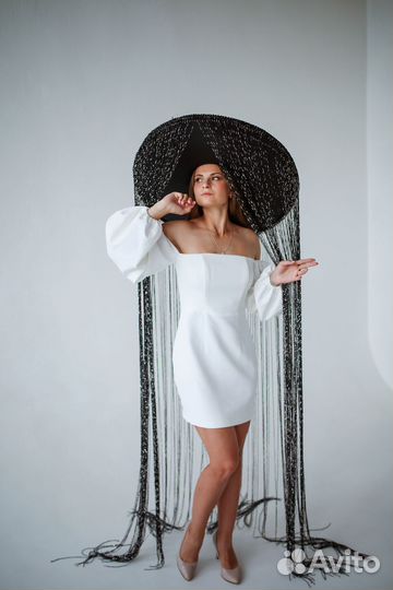 Шляпа с бахромой прокат