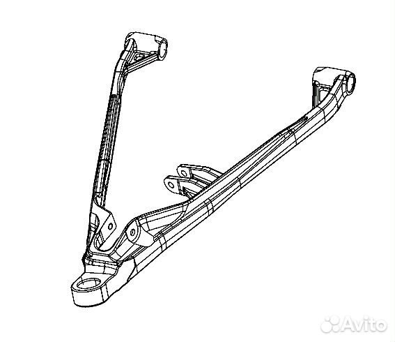 Рычаг Polaris / ASM-LCA RMK RH BLK 1824534-067