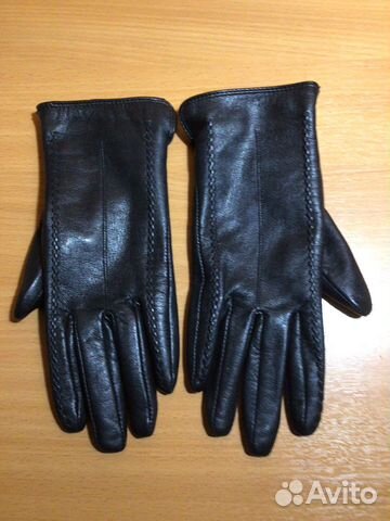 Перчатки женские кожаные 7 размер