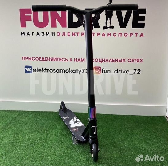 Трюковой самокат tech team comrade 2021