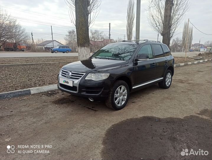 Volkswagen Touareg AT, 2008, битый, 205 748 км