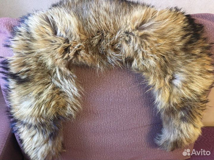Мех для рукоделия. Воротник енот