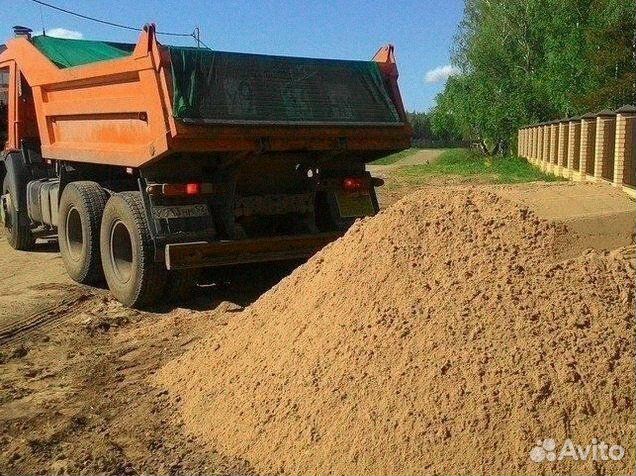 Песок карьерный крупный