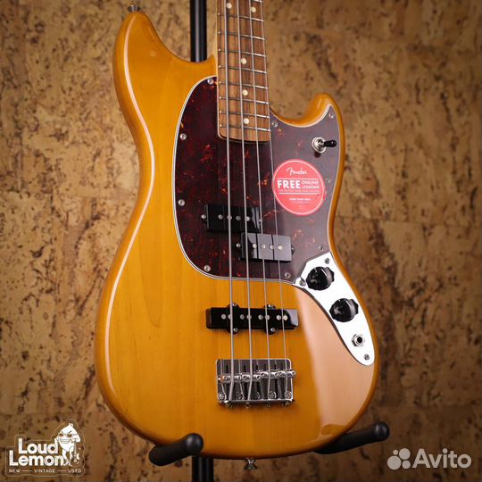 Fender Player Mustang Bass PJ Aged Natural Mexico