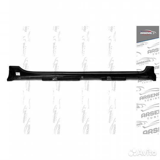 Накладки на пороги для mazda 3 HB и SD