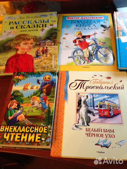 8 книг для младших школьников в состоянии новых