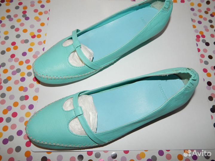 Балетки Lacoste 40 р. натур кожа,оригинал