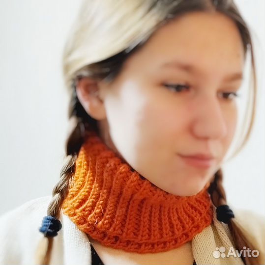Снуд шарф воротник шапка