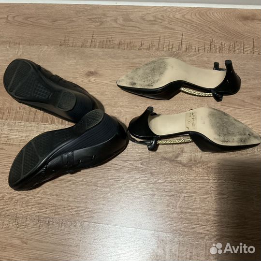Туфли женские кожаные 37 размер