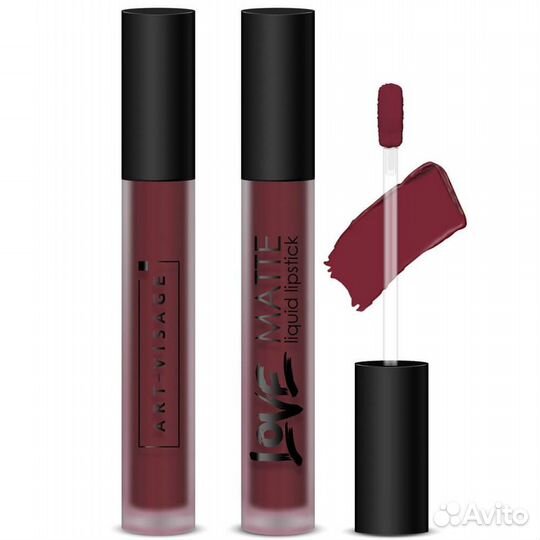 Жидкая матовая помада для губ ArtVisage love matte