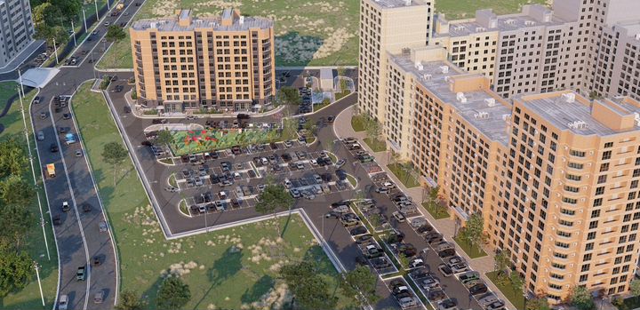 2-к. квартира, 64,2 м², 9/14 эт.