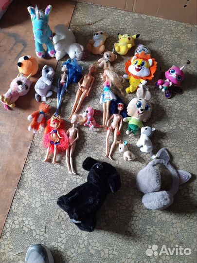 Мягкие игрушки пакетом