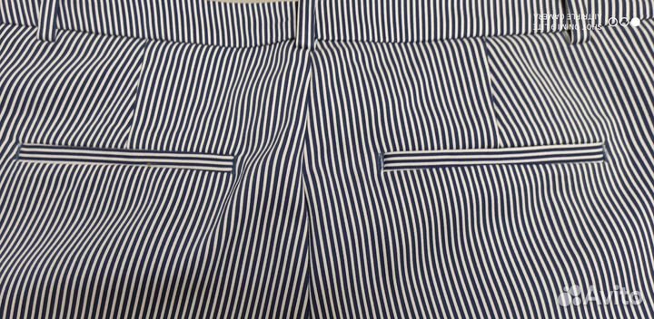 Брюки в полоску белые Waikiki