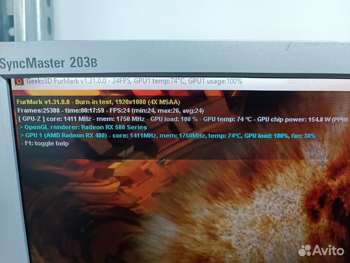 Видеокарта rx580 4gb sapphire