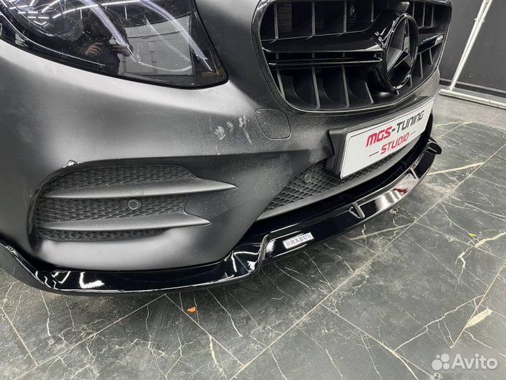 Губа решетка диффузор насадки E-class W213 дорест