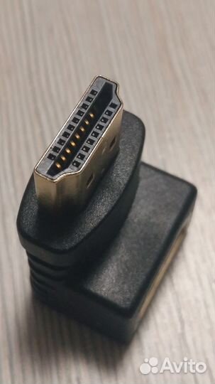 Адаптер (Переходник) hdmi-M на hdmi-F (угловой)