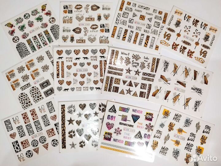 Наклейки для дизайна ногтей