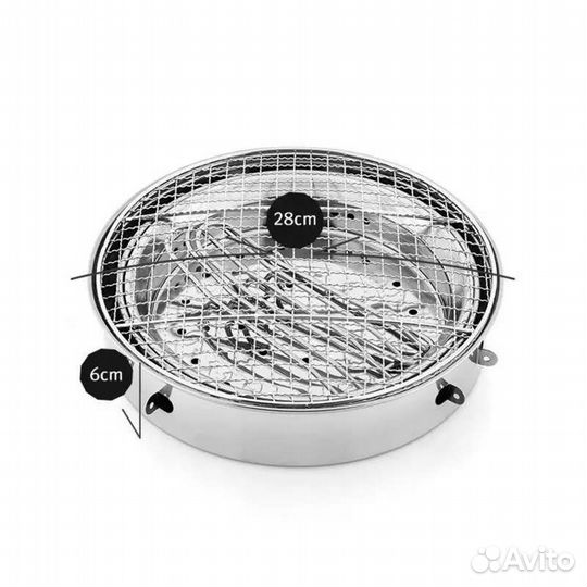 Походный мангал барбекю. Нержавеющая сталь