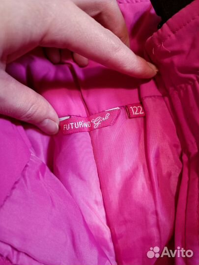 Полукомбинезон зимний для девочки 122