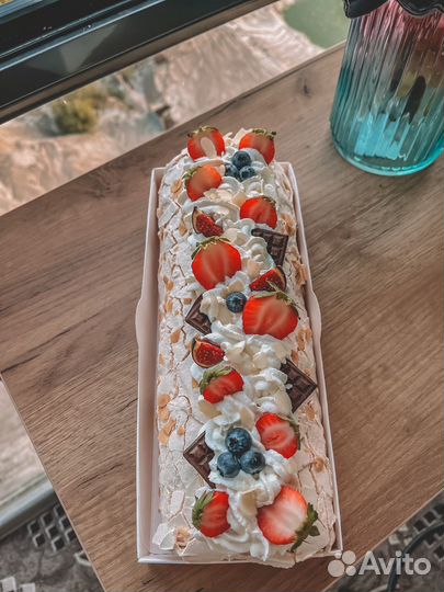 Меренговый рулет