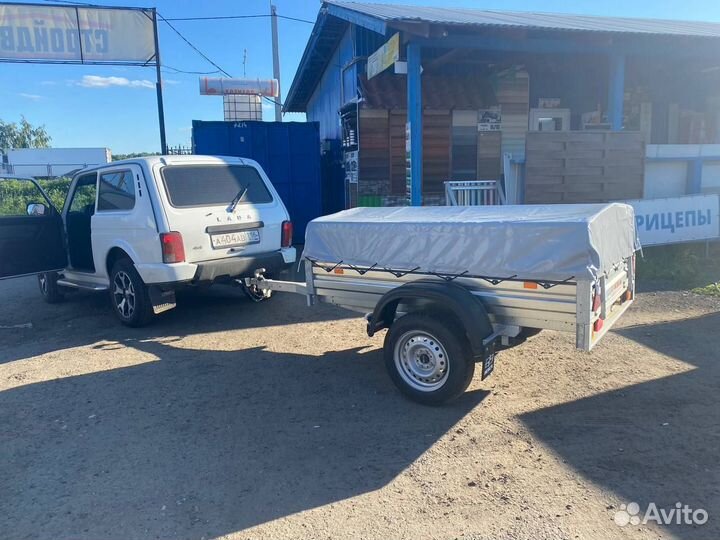 Прицеп мзса 817710.022 с тентом 50 см. Легковой