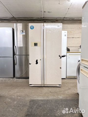 Холодильник side by side LG no frost бежевый
