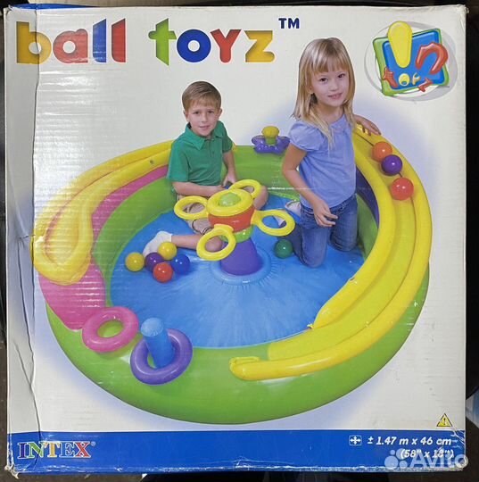 Надувной детский сухой бассейн