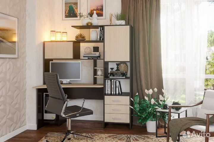 Компьютерный стол №6 (2 цвета) - в наличии