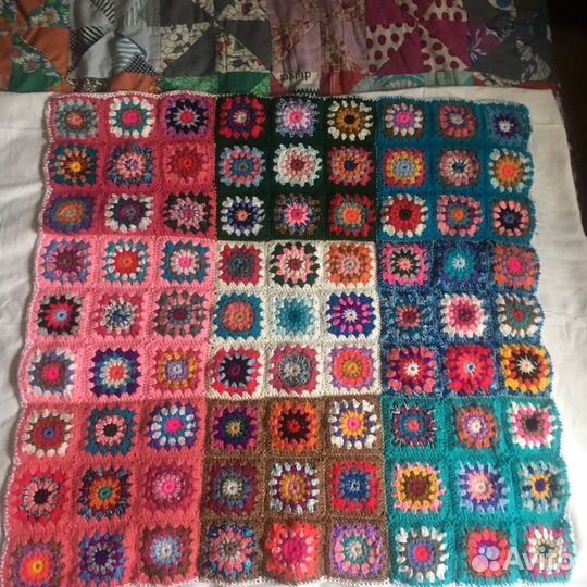 Вязаный плед