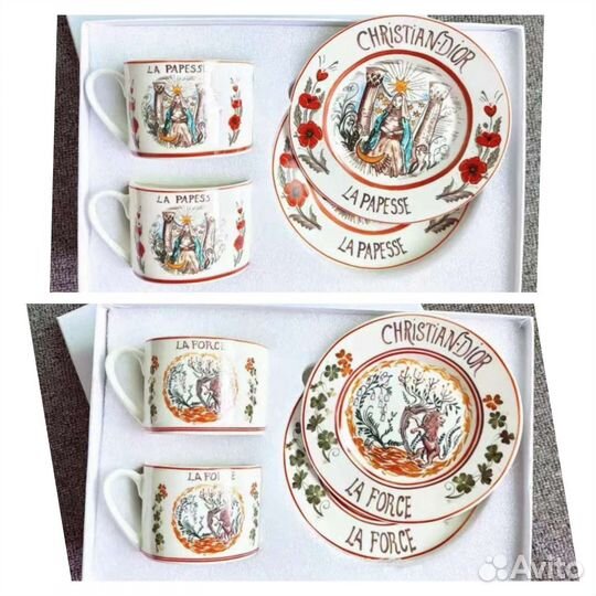Набор чайных/кофейных чашек/пар Dior