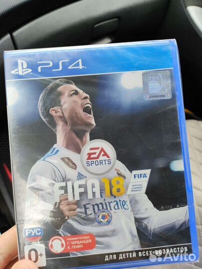 Fifa 18 для ps4. Новый диск