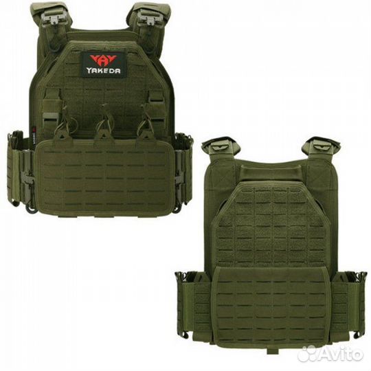 Бронежилет (плитник) с подсумками Yakeda VT-6094A