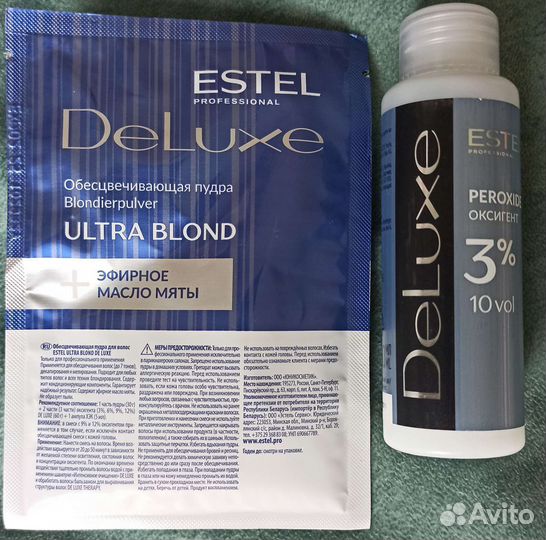 Estel Deluxe пудра и оксигент 3