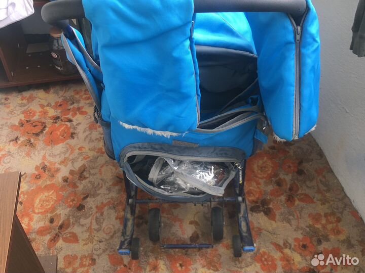 Детские санки коляска