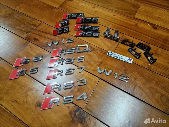 Шильдики надписи Audi / BMW