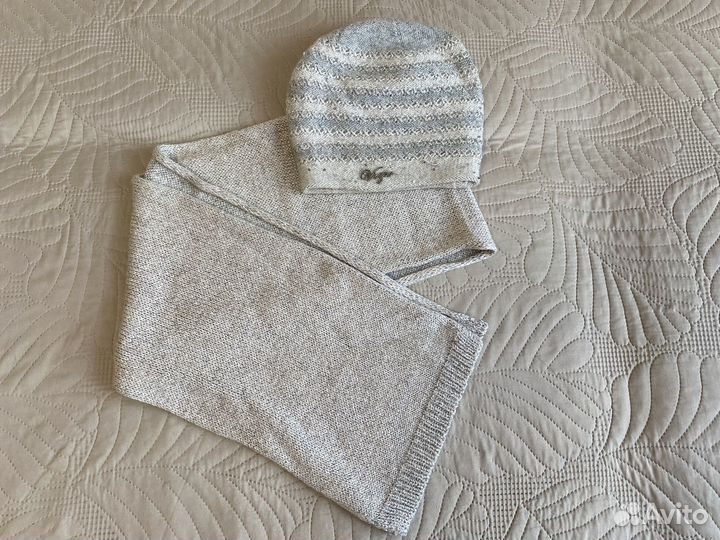 Комплект шапка и шарф женские