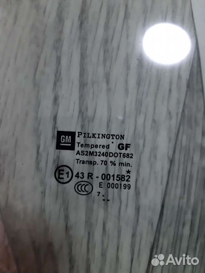 Стекло правое переднее opel astra h